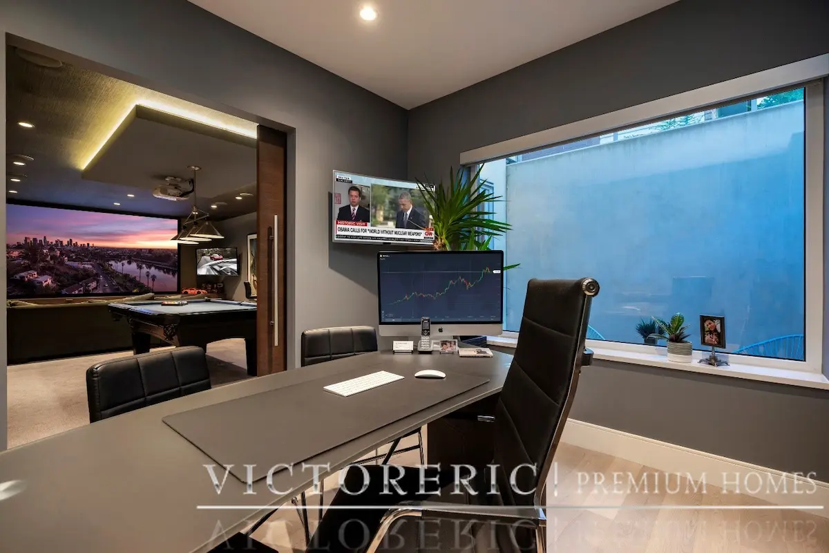 Inspirational Home Office VictorEric Design Build