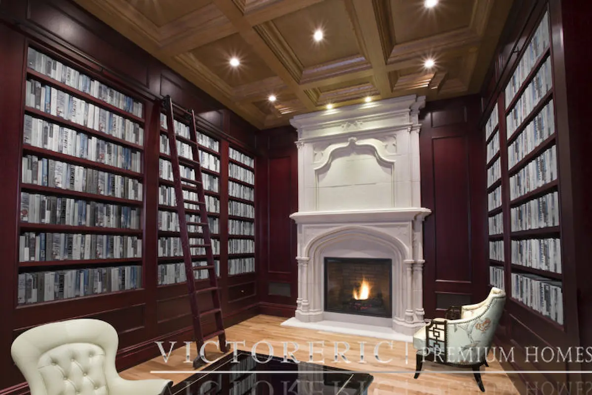 Man Cave Library VictorEric Design Build